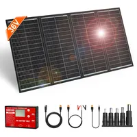DOKIO Solarpanel Faltbar 300W 36V Für 24V Batterie, AGM, Gelbatterie, Generatoren