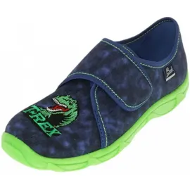 Beck Jungen T-rex Hausschuh, Blau, 26 EU