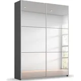 Rauch Schwebetürenschrank Reflect 131 x 210 x 59 cm Grau