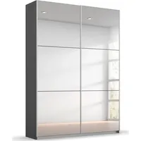 Rauch Schwebetürenschrank Reflect 131 x 210 x 59 cm Grau