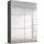 Rauch Schwebetürenschrank Reflect 131 x 210 x 59 cm Grau