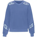 VIVANCE Sweatshirt Damen royalblau Gr.36/38