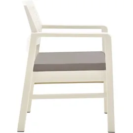 vidaXL Garten-Lounge-Set weiß