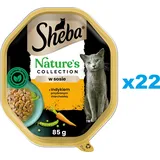 Sheba Nature's Collection in Sauce mit Pute und Karotten 22 x 85 g