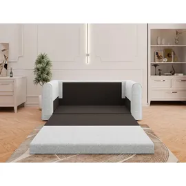 panda möbel Schlafsofa mit Bettfunktion, - Grau - Grau