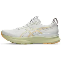 ASICS Men's Gel-Kayano 32 Running Shoes, White/Orange Glow, 14 Wide - 49 EU Weit