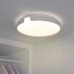Deckenleuchte 24W Ø400 mm - Farbe: Weiß - Lichtfarbe: Warmweiß 3000K