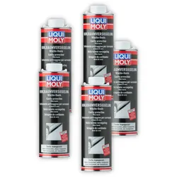 5x 1L LIQUI MOLY 6116 Hohlraumversiegelung Hohlraum-Versiegelung transparent