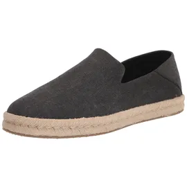 TOMS Herren Espadrilles Santiago 10019869 - Black, Größe:47.5 EU - 47.5 EU