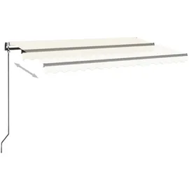 vidaXL Gelenkarmmarkise 400 x 350 cm creme