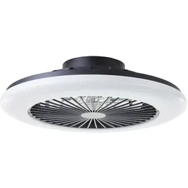 Brilliant Salerno 49 cm Deckenventilator Schwarz