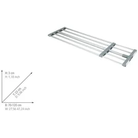 Wenko Teleskop-Klemmregal 70-120 x 3 x 23 cm