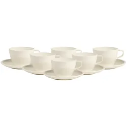 Villeroy & Boch Artesano Original Café au Lait-Tasse mit Untertasse 260 ml 6er Set - DS