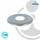 tecuro Design-Hahnrosette 1/2 Zoll Ø 22 mm x Ø 61 mm x 35 mm Messing verchromt