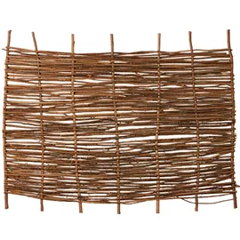 Tetzner & Jentzsch Haselnusszaun 180 x 120 cm Braun/Holz