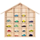 Creative Deco Setzkasten Holz Sammelbox Holztablett 26 Fächer | 56x50x3,5 cm | Bemalen Holz Sortierung Speicherregal Box Drucker Vitrine | Perfekt für Decoupage, Lagerung, Dekoration, als Sortierbox