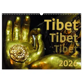 Calvendo Tibet - Tibet - Tibet 2026 (Wandkalender 2026 DIN A3 quer), CALVENDO Monatskalender