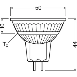 Osram LED-Spot 621 lm 6,1 W GU5.3 warmweiß 1 St.