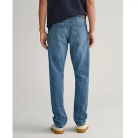 GANT Regular Fit Jeans Mid Blue Worn In 34 32