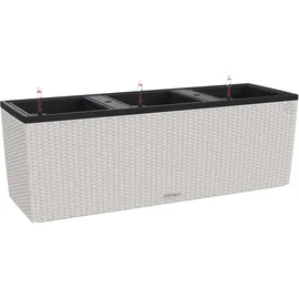 LECHUZA Trio Cottage 40 Komplettset 130 x 42 x 44 cm lichtgrau