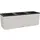 LECHUZA Trio Cottage 40 Komplettset 130 x 42 x 44 cm lichtgrau