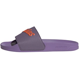 adidas Adilette Shower Slides, Shadow Violet Impact Orange Violet Fusion, 37 EU