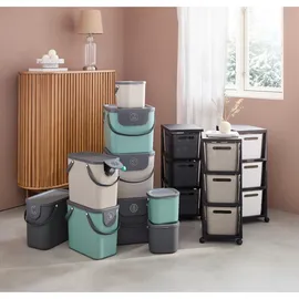 Rotho Brisen Rollcontainer 36,6 x 30,0 x 77 cm 3-tlg. weiß