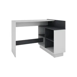 byLIVING Eckschreibtisch Berni Weiß