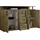 HBZ Drivno Sideboard 139 x 90 x 34 cm Braun
