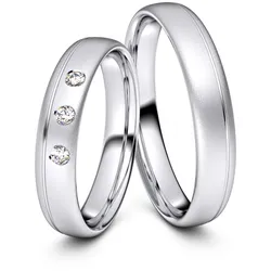 Trauringe M ̧nchen 333er Weiflgold - 8834