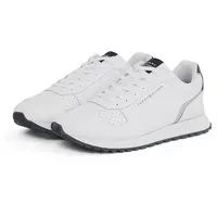 Tommy Hilfiger NEW RUNNER EVA MIX LTH FLAG Niedriger Schnitt (Schuhe) Herren, Weiß (White), 43