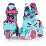 Apollo Kids My 1st Skates Adjustable - verstellbare Rollschuhe für Kinder, Größe 26-30, Roller Skates für Mädchen und Jungen, ideal für Anfänger, Trainings-Rollschuhe mit Doppelbremse