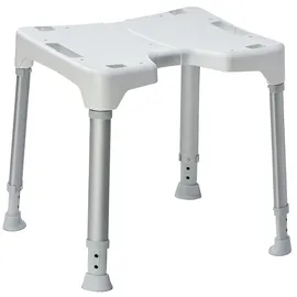 Dietz Duschhocker Tayo mit Hygieneausschnitt weiß