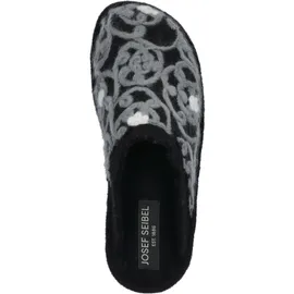 Josef Seibel Lille 07, Frauen Hausschuhe,Weite G (Normal),House-Slipper,patschen,schlapfen,drinnen,grau-Multi,39 EU | Hausschuh für Damen | Grau - Grau - 39