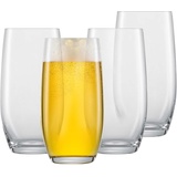 Schott Zwiesel For You (4er-Set), klassisch geformte Trinkgläser für Bier, spülmaschinenfeste Tritan-Kristallgläser, Made in Germany (Art.-Nr. 121873)