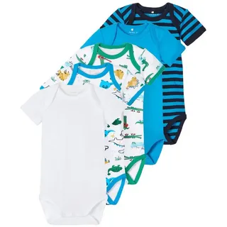 NAME IT Jungen Babybodys im 5er-Pack kurzärmelig 56