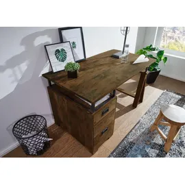 Massivmoebel24 Schreibtisch Mango braun
