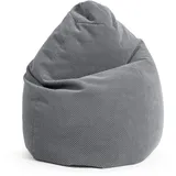 Sitting Point Sitzsack Beanbag Comodo XXL Stoff Mittelgrau