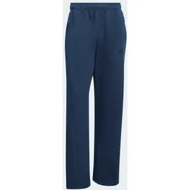 adidas SPACER CUTLINE OPEN HEM HOSE Jogginghose Silberfarben/Blau XL