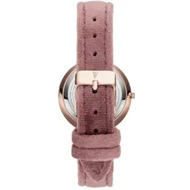 Paul Valentine Damen Armbanduhr MARINA ROSE GOLD PINK VELVET 36 MM PV36149