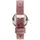 Paul Valentine Damen Armbanduhr MARINA ROSE GOLD PINK VELVET 36 MM PV36149