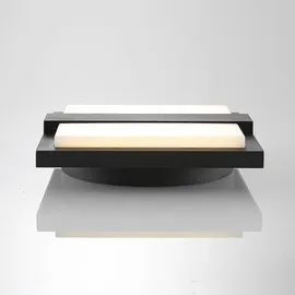 LUCANDE Außenwandleuchte Aluminium 4,9 cm schwarz 9619231