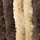 Lemodo Flauschvorhang 100 x 200 cm Braun/Beige