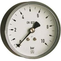 Afriso Rohrfedermanometer 63539 G 1/4 B, 10 bar, Gehäuse-d= 63mm