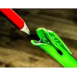 Pica Pocket Bundle Black & White 505/04 Bleistiftköcher-Set mit integriertem Spitzer rot, 1 Set