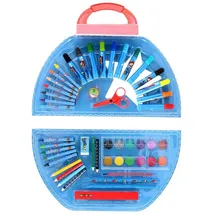 COFI Super Mario Mal- und Zeichenkoffer  Kreatives Kunst-Set für Kinder