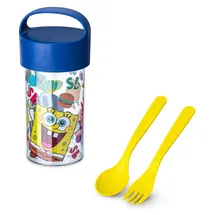 Koziol Buddy Wasserflasche 500 ml SpongeBob Schwammkopf