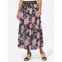 Inspirationen WITT WEIDEN Bahnenrock in schwarz-gemustert | Gr.: 36