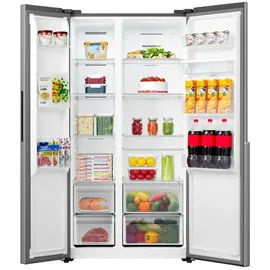 Gorenje NRS917E41XWD Side-by-Side (541 l, 1786 mm hoch, Inox)
