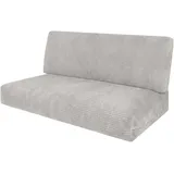 ASPERO Palettenkissen 0 x 0 x 0 cm grau/gestreift 2-tlg.